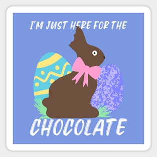 Chocolate Easter Bunny Magnet